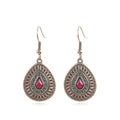 Women's Bohemian Exotic Water Drop Flower Earrings
