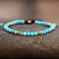Unisex Vintage Natural Turquoise N Bracelet