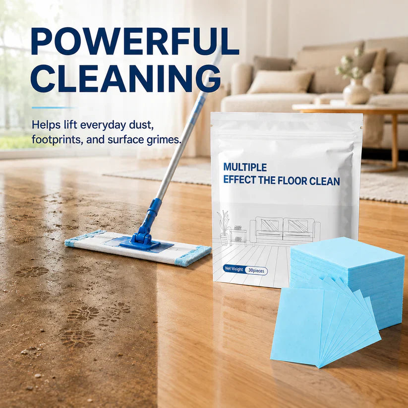30-Pieces Multi-Effect Floor Cleaning Sheets