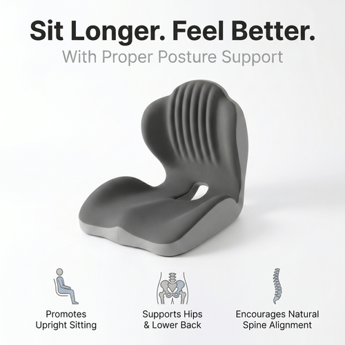 Ergonomic Back Support Seat Cushion